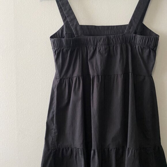 Tentree Black Ectretch Cotton Tiered Dress - Picture 8 of 10